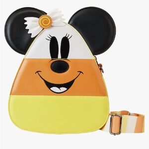 Loungefly Mickey & Minnie Candy Corn Crossbody Purse
